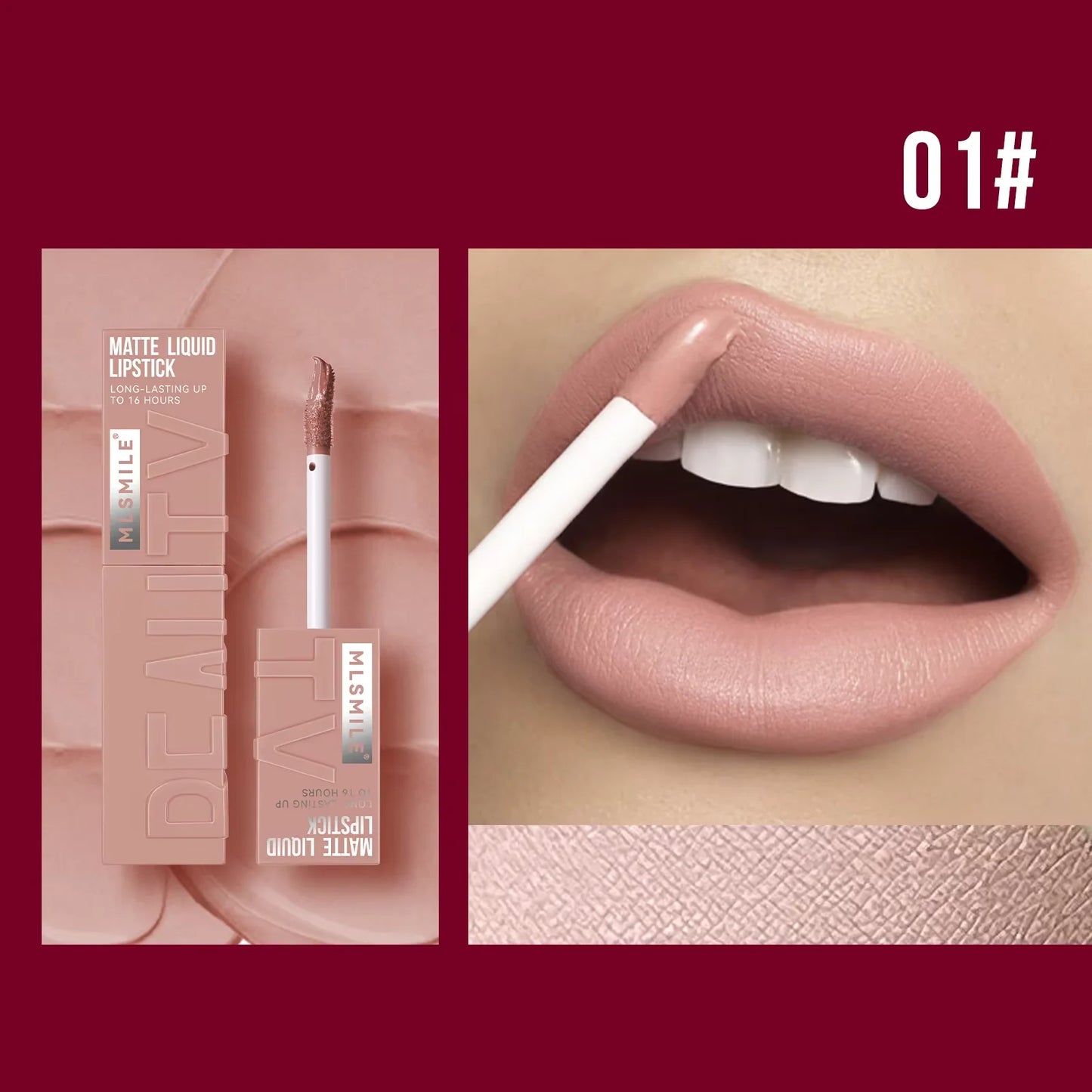 Professional Velvet Matte Liquid Lipstick – Waterproof & Non-Stick Formula