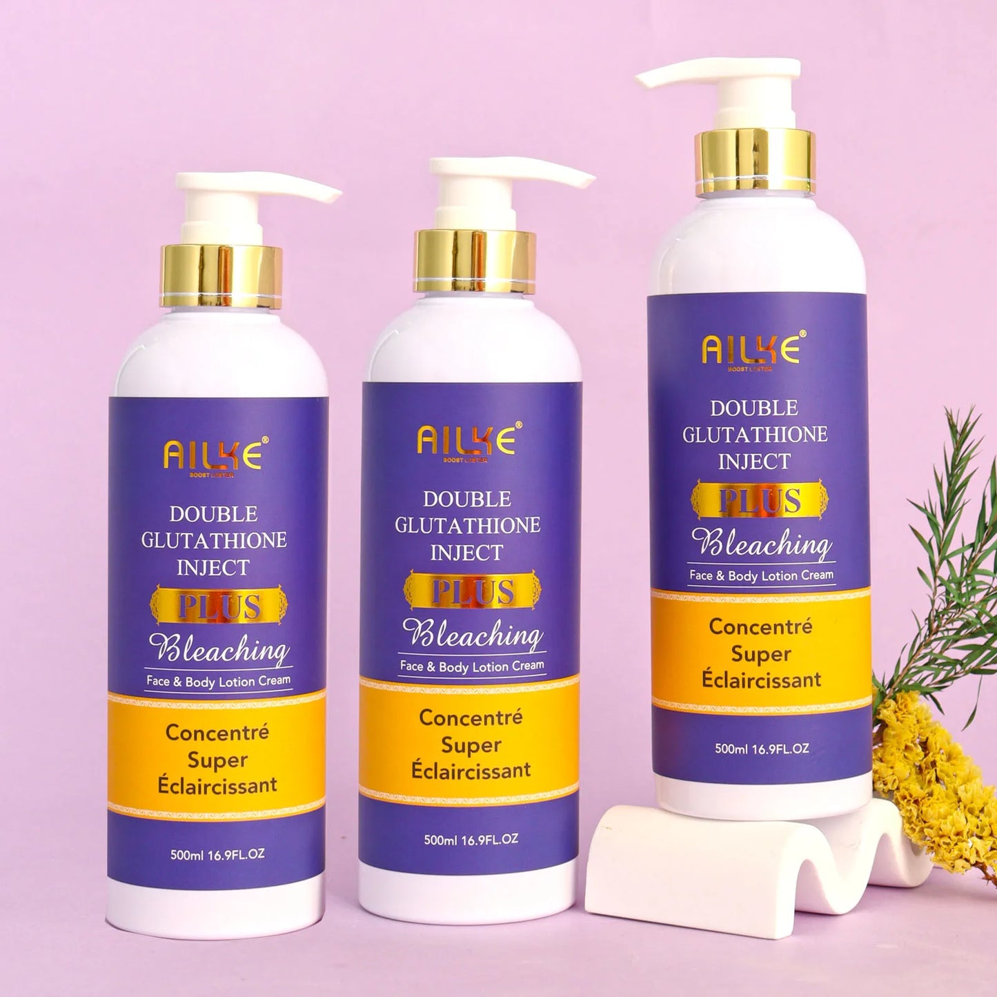 AILKE Glutathione Body Lotion – Moisturizing & Skin Tone Care