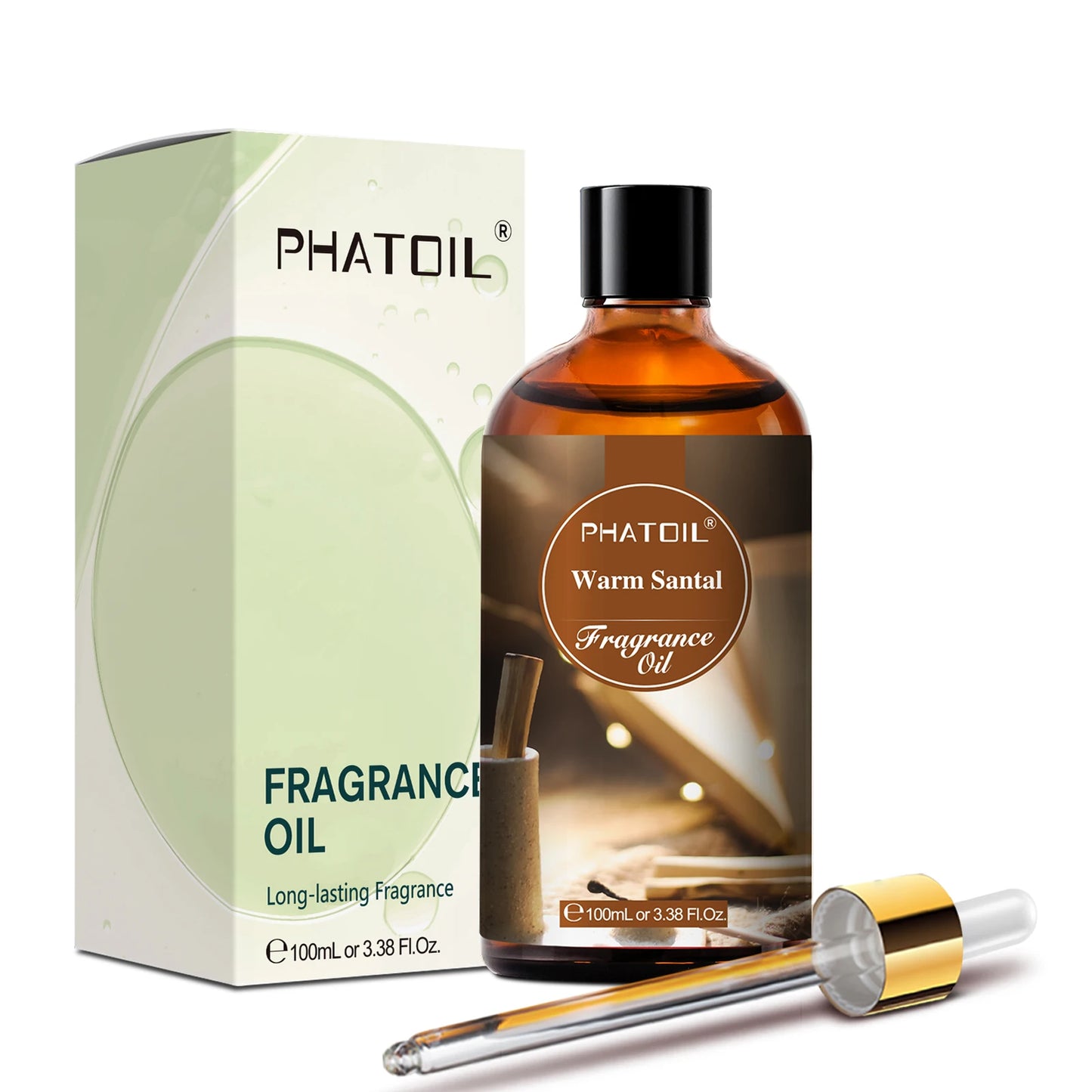 PHATOIL Almond & Vanilla Fragrance Oil – Diffuser Aromatherapy (100ml)