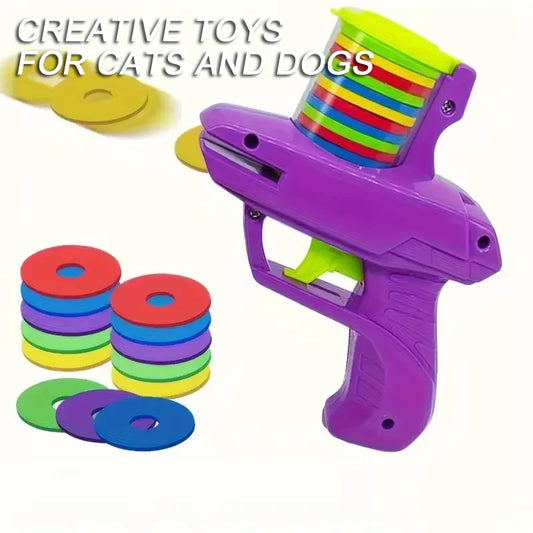 TurnipShooter: Interactive Cat & Dog Disc Launcher