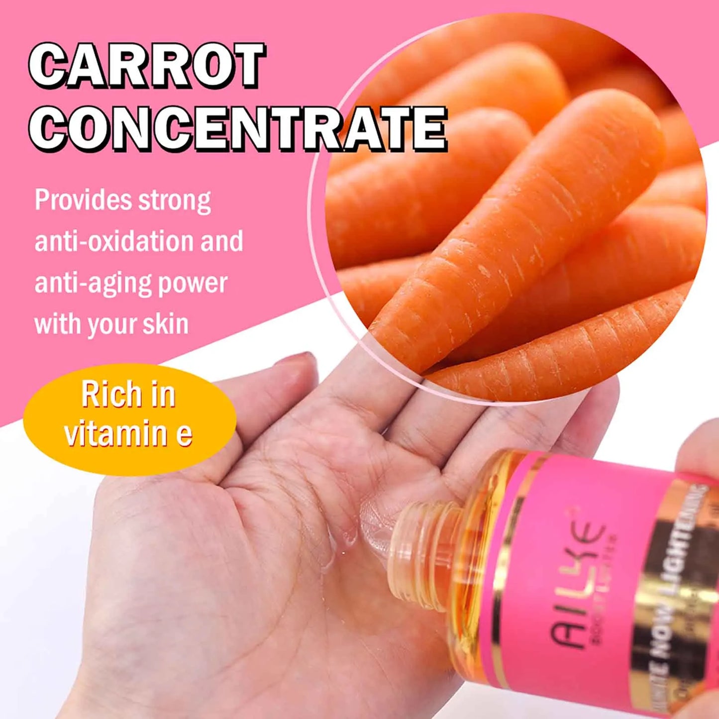 AILKE Carotene Body Oil – Brightening & Hydrating Care 250ml