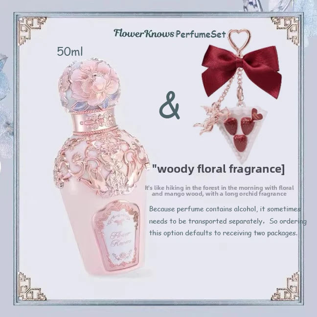 Flower Knows Strawberry Cupid Eau de Parfum – 50ml Floral Gourmand Fragrance for Women