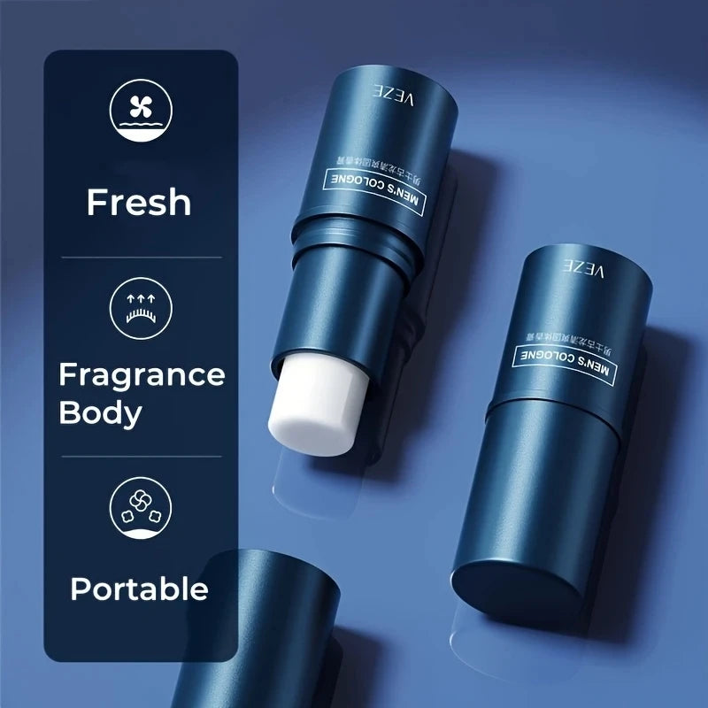 Fanzhen Men’s Solid Perfume Stick – Fresh Portable Travel Fragrance