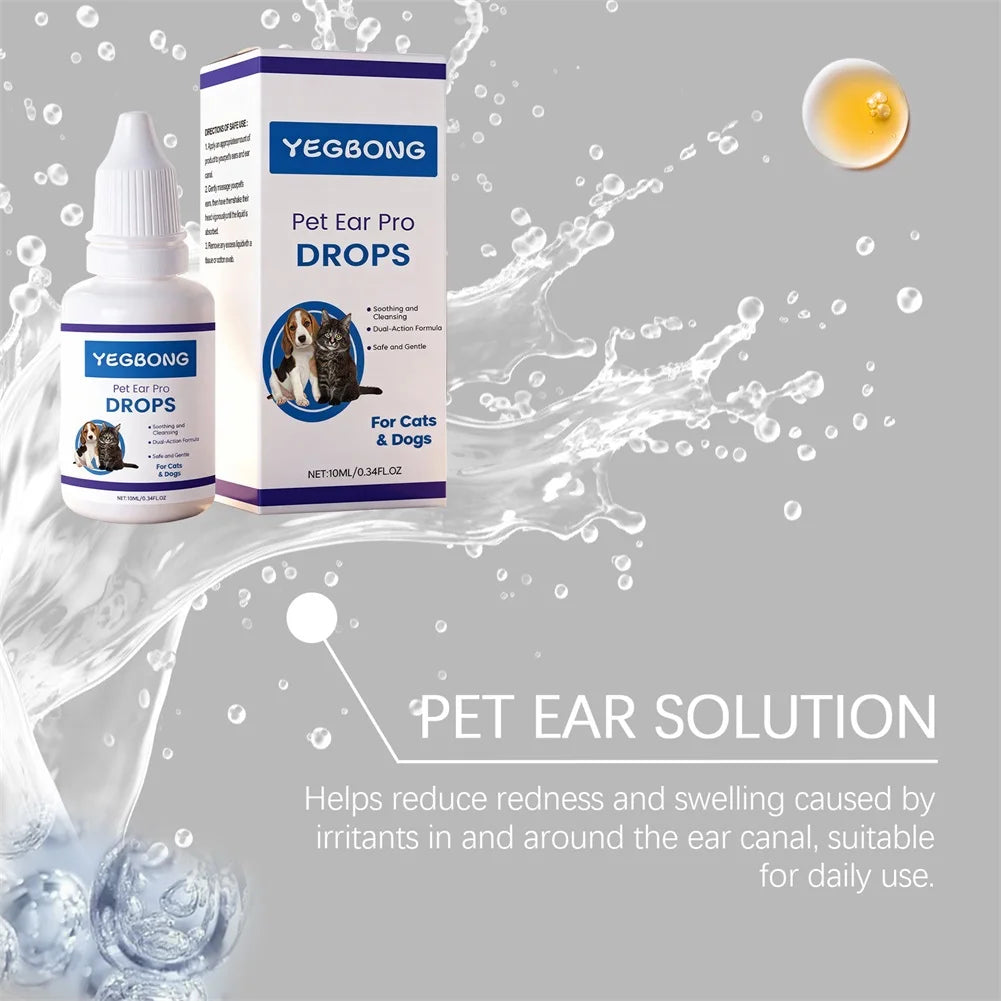 EarRelief: Professional Ear Cleansing Drops for Pets