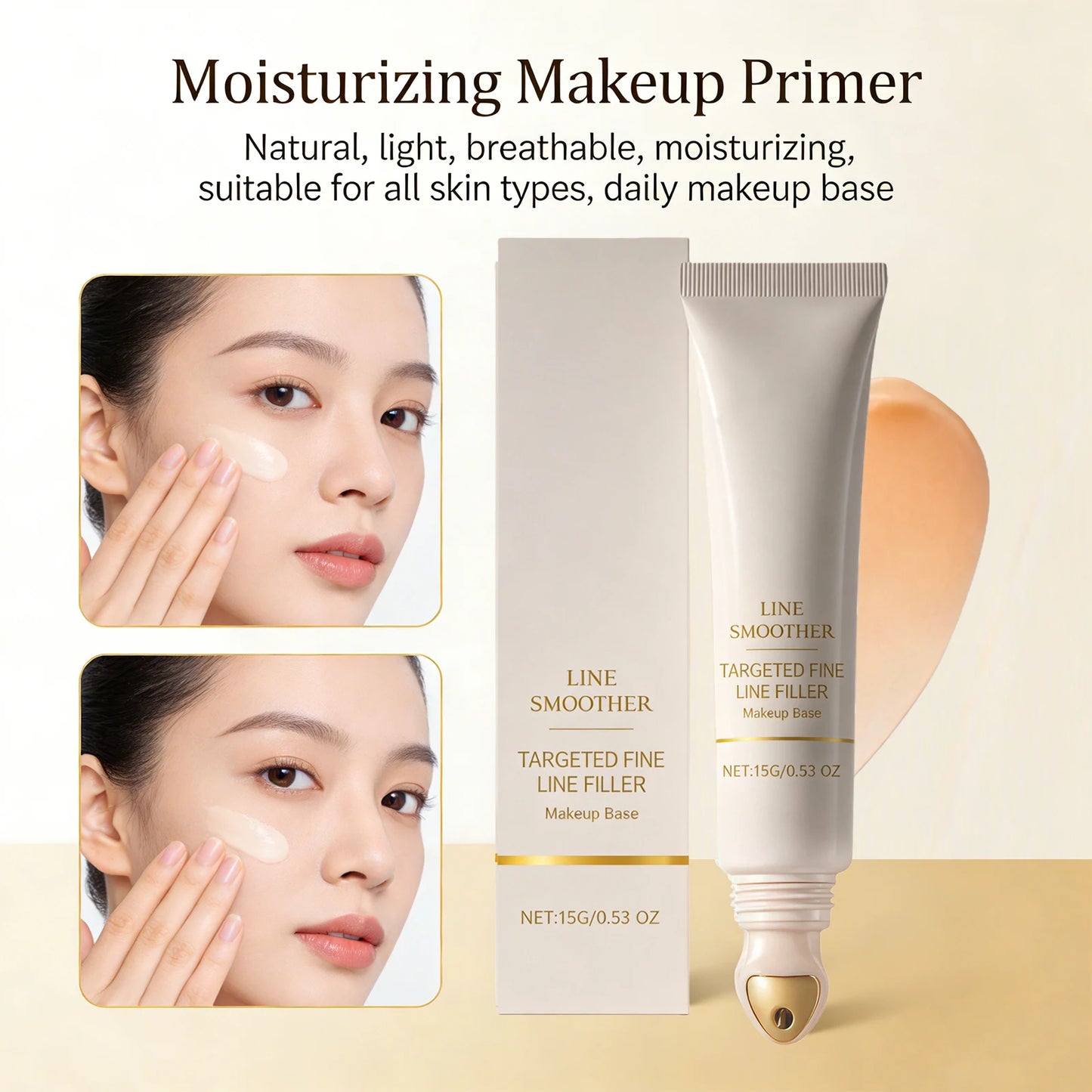 Line Smoother Makeup Base – Hydrating & Pore-Minimizing Fine Line Filler