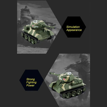 1:100 Scale Mini Tiger RC Tank Model ImitateRemote Radio Remote Control Tank Electronic Boys Toys for Children Kids Gifts