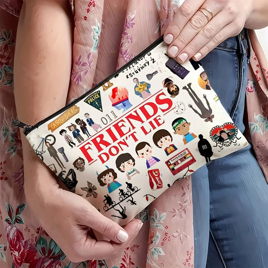 Cute Multifunctional Makeup Bag – Zipper Travel Storage Bag for Women