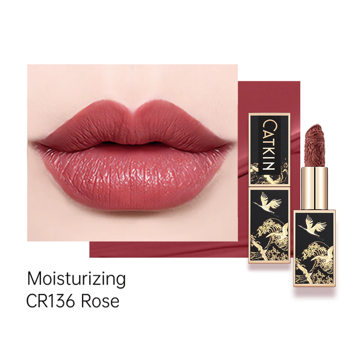 CATKIN Hydrating Matte Lipstick – Creamy, Long-Lasting Satin Finish