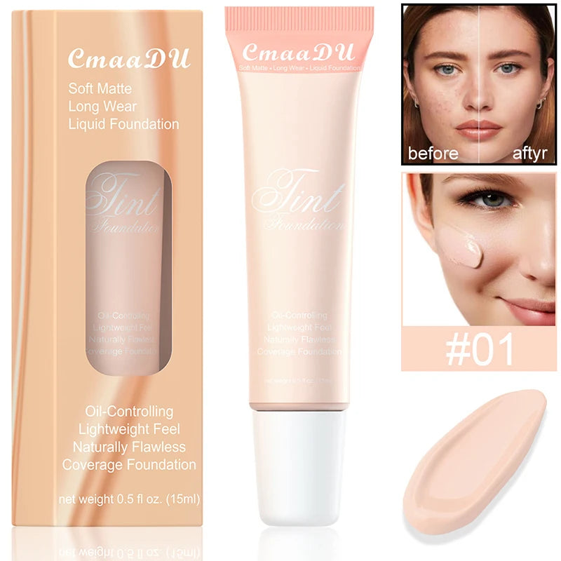 Full Coverage BB Cream & Foundation – Waterproof, Long-Lasting Face Corrector