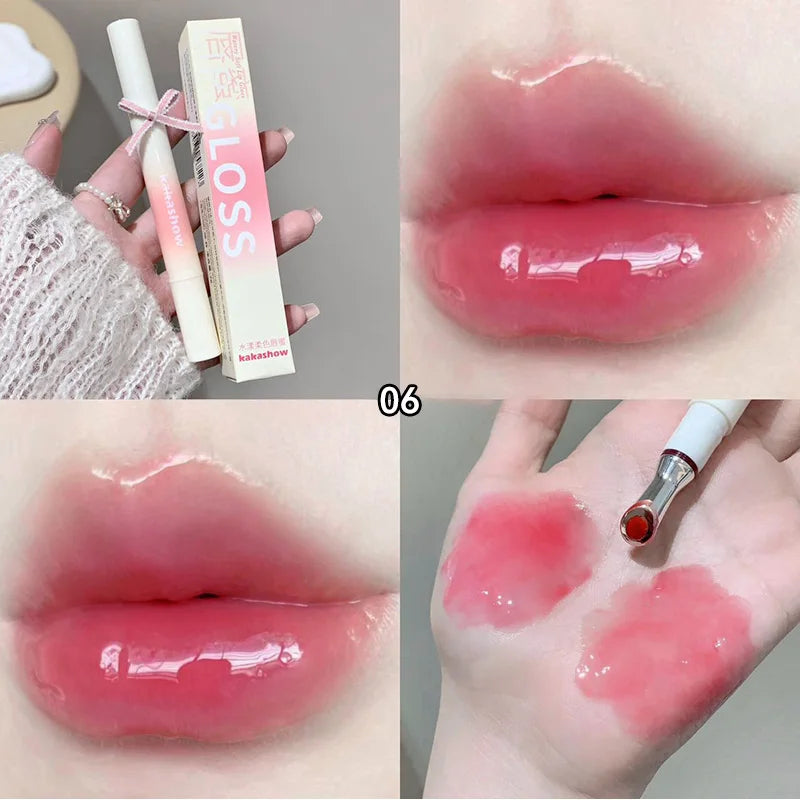 Kakashow Mirror Water Lip Gloss – Jelly Moisturizing Tint