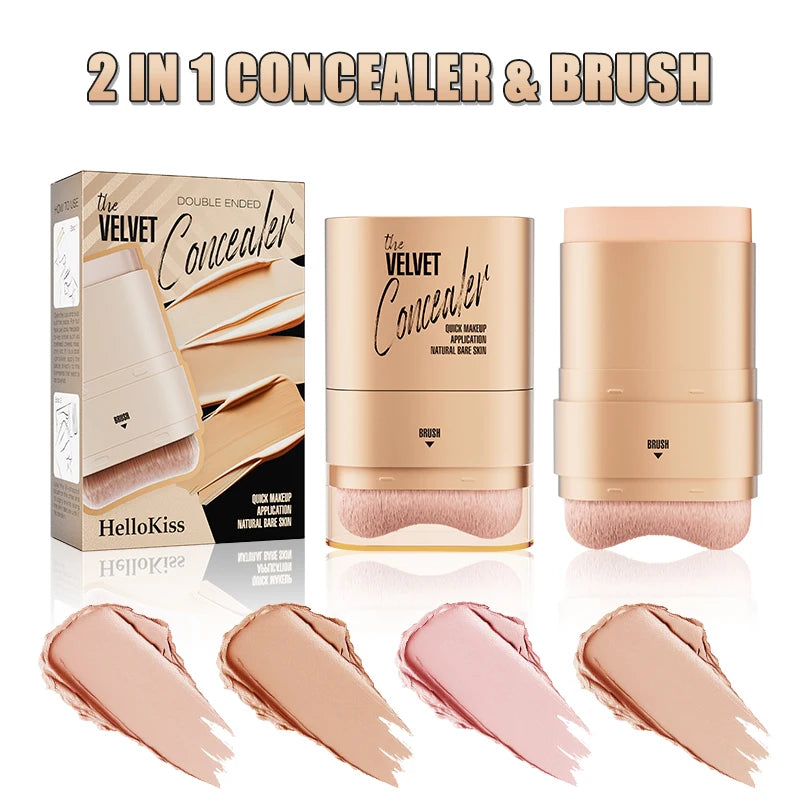 2-in-1 Foundation & Concealer Stick – Waterproof Full Coverage
