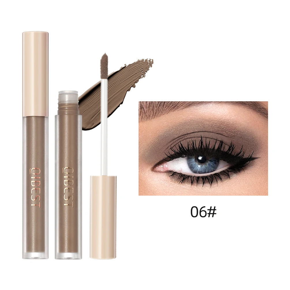 QIBEST Matte Liquid Shadow Collection – 8-Stick Set, Dual-Use for Eyes & Cheeks