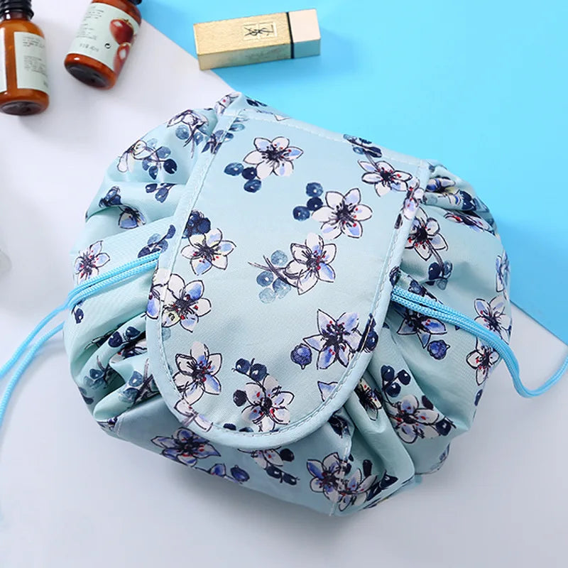 Drawstring Cosmetic Bag – Waterproof Travel Makeup Organizer