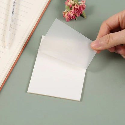 ClearNotes: 50-Sheet Transparent Waterproof Pads