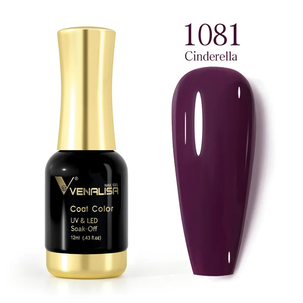 VENALISA Gel Nail Polish Set – 120 Colors UV/LED Soak Off 12ml