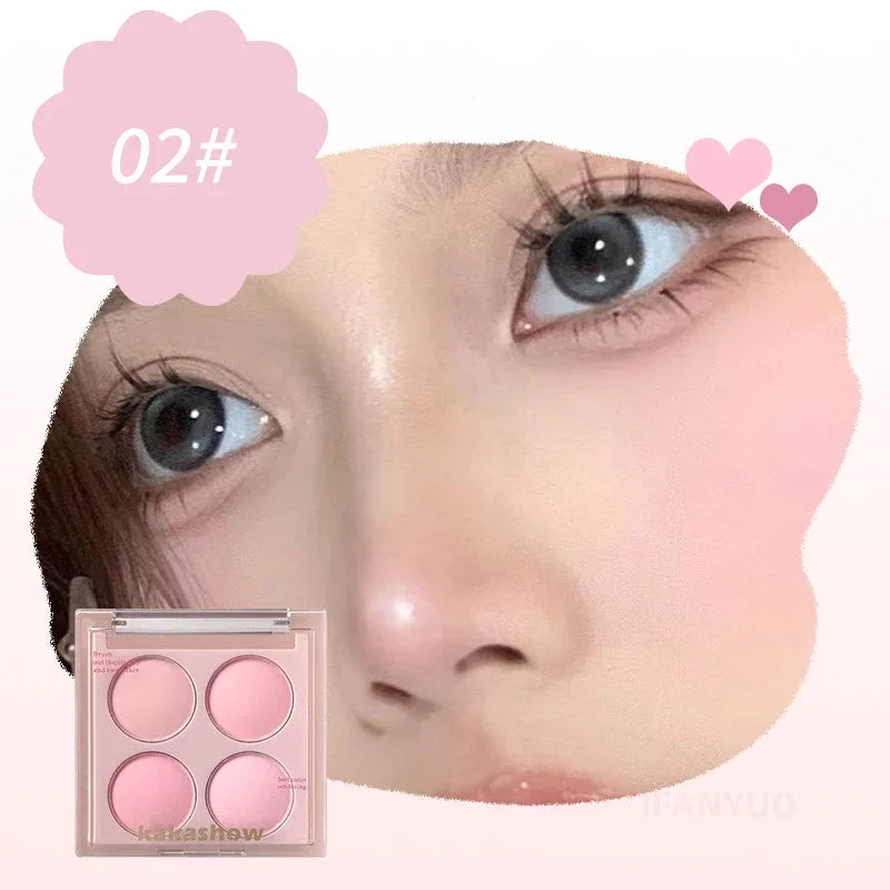 Surnelia Radiant-Glow: Korean-Style Multi-Blush & Contour Palette