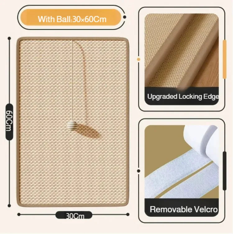 SofaGuard: Multi-Function Sisal Scratching Mat