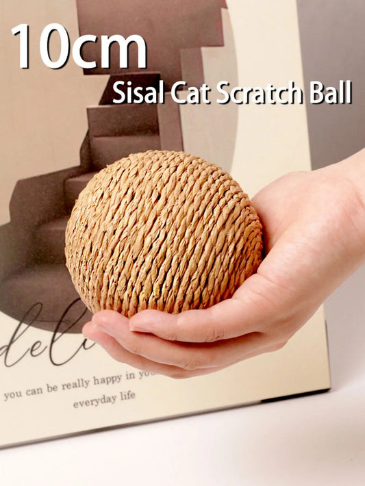 PurrfectClaw: Natural Sisal Scratch & Clean Toy