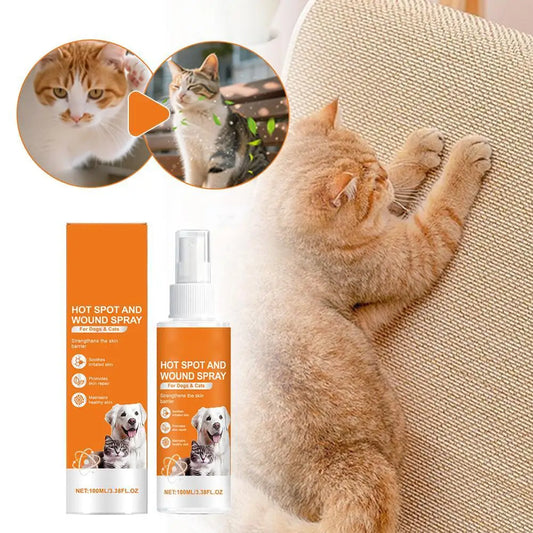 DermaRelief: Soothing Skin Repair Spray for Pets
