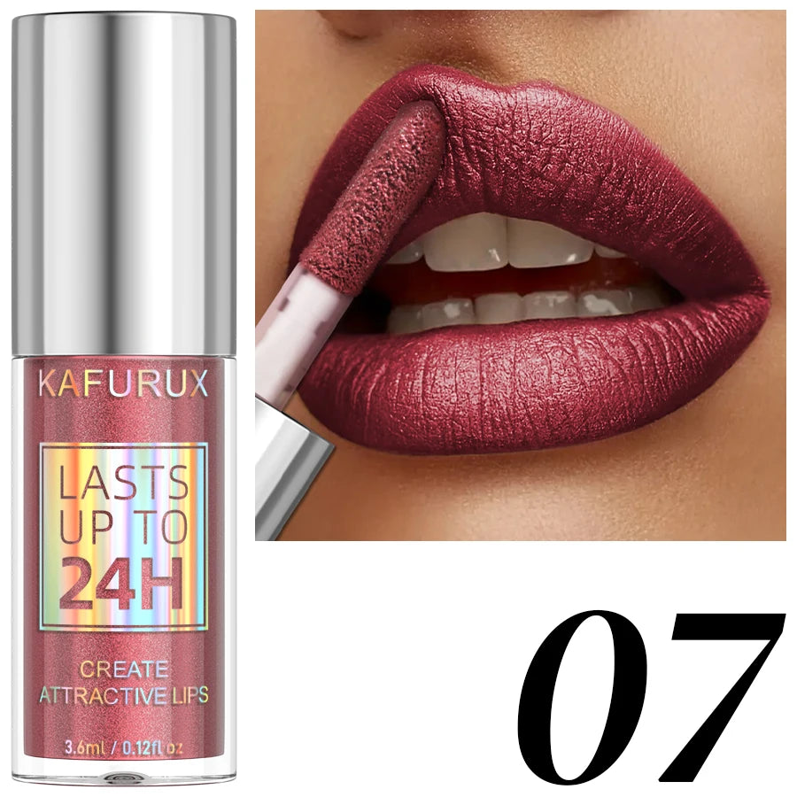 20-Color Glitter Lip Gloss Set – Waterproof Diamond Shine