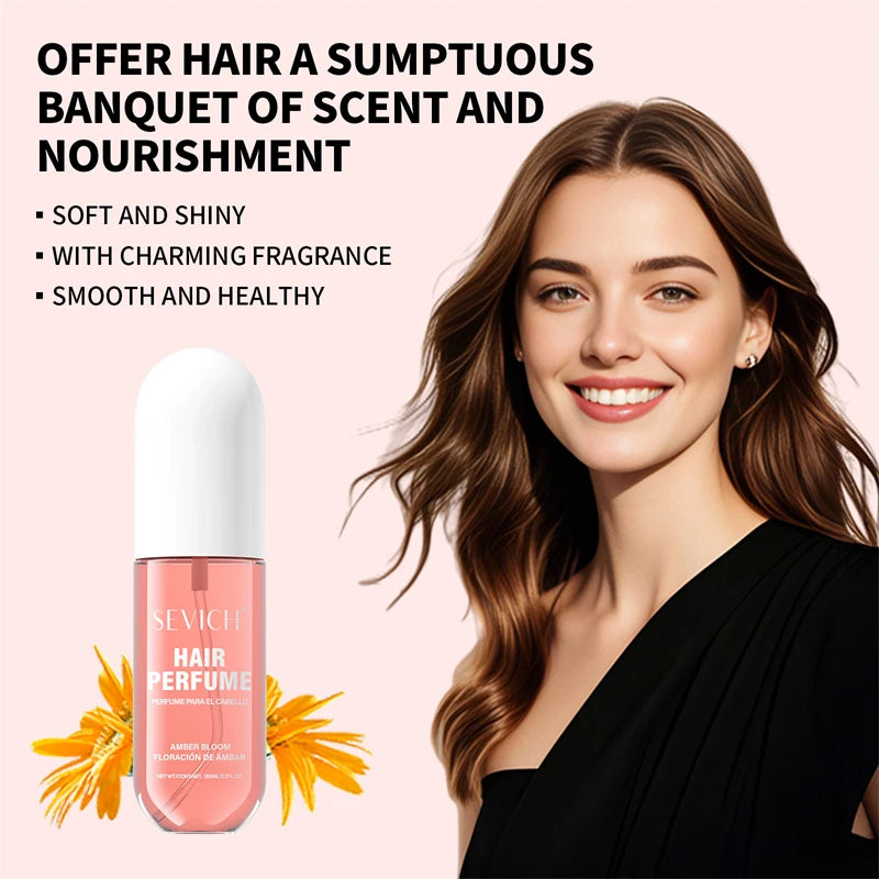 Hair Perfume Mist – Long-Lasting Natural Fragrance (80ml, Unisex)