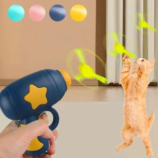 FlyLaunch: Interactive Cat Disc Shooter