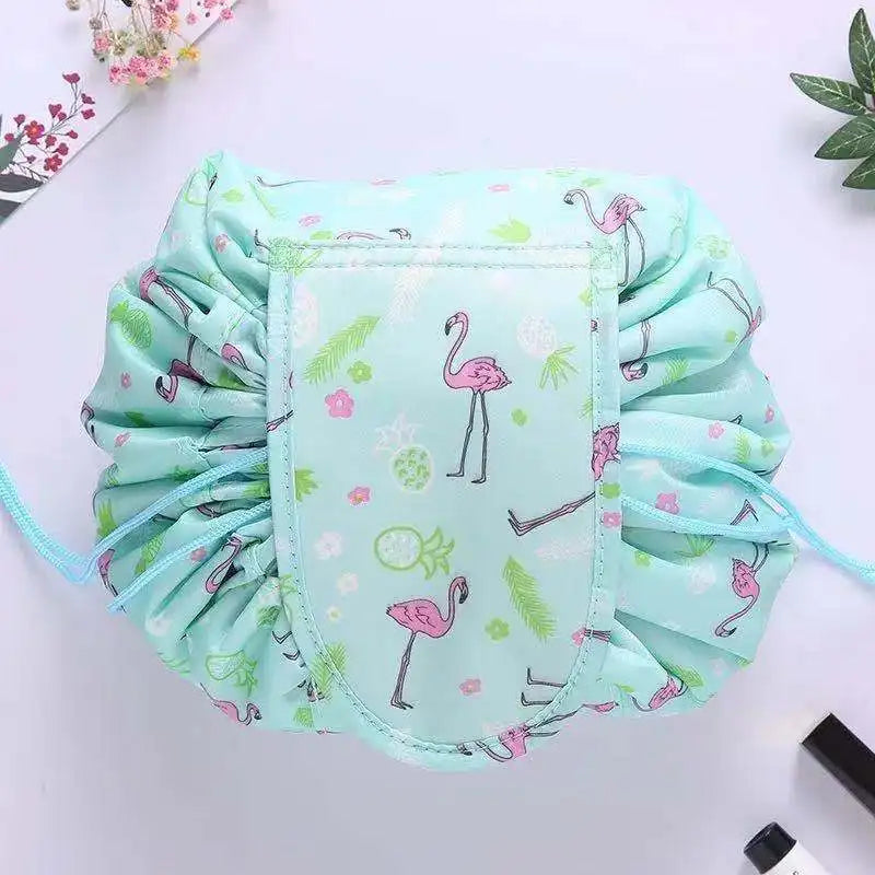 Drawstring Cosmetic Bag – Waterproof Travel Makeup Organizer