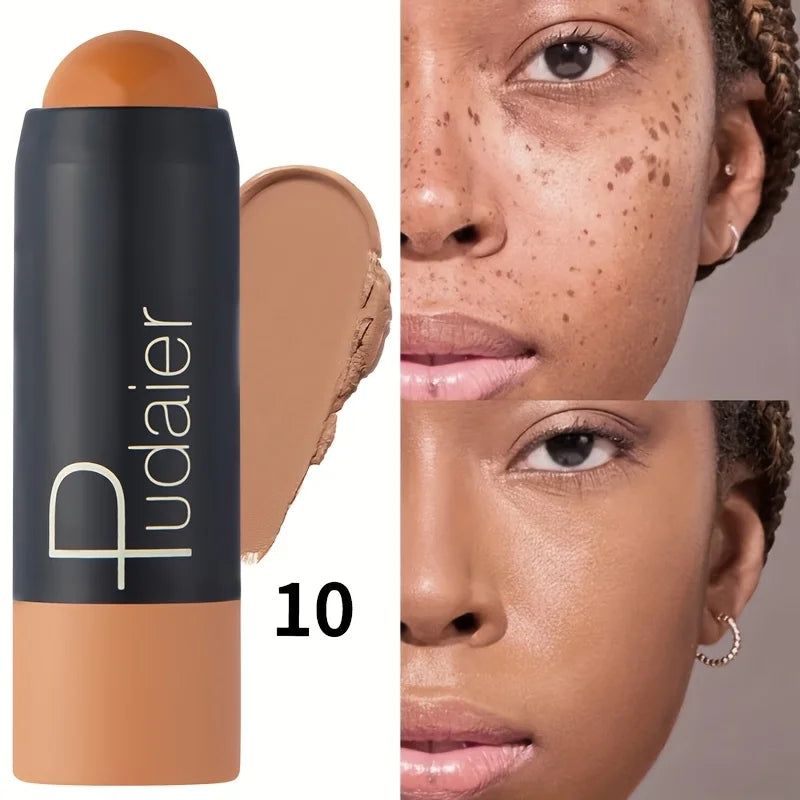 2-in-1 Foundation & Concealer Stick – Full Coverage Waterproof