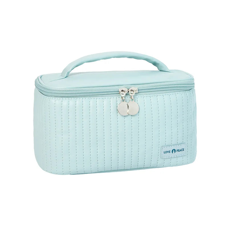 Premium PU Leather Travel Cosmetic Organizer