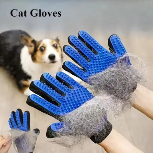 MassageGlove: Gentle Pet Grooming & Deshedding Mitt