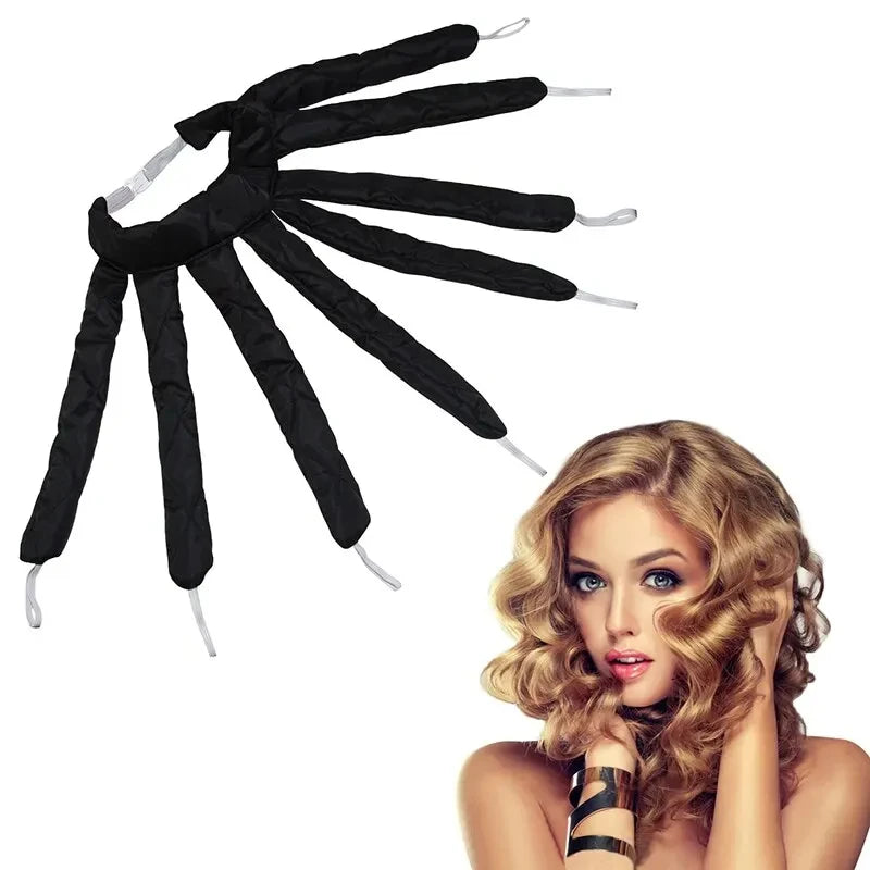 Heatless Curling Headband – Silk Ribbon No Heat Hair Curlers