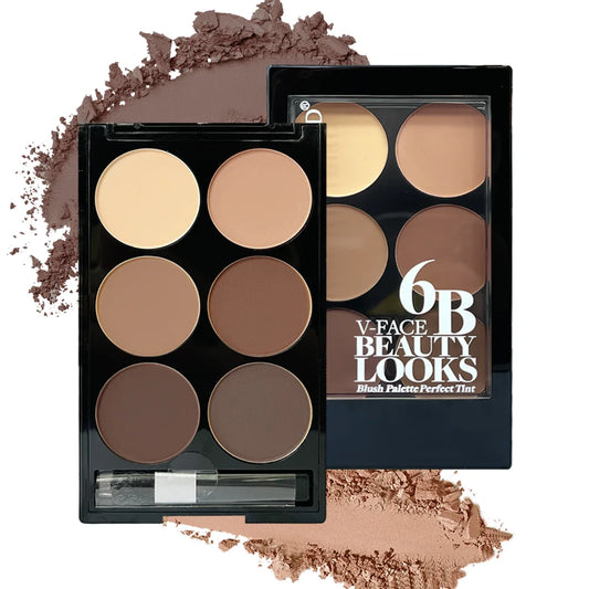Surnelia Pro-Sculpt: 6-Color Face Contour & Highlight Palette