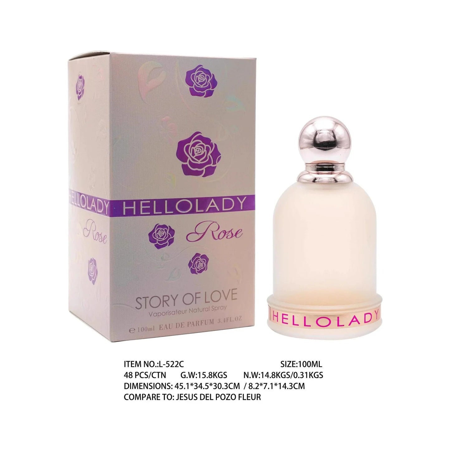 Charming Bloom: Elegant Floral Eau de Parfum (100ml)
