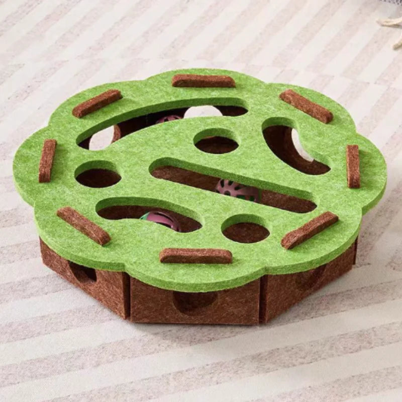 BrainyBox: Interactive Felt Maze for Cats