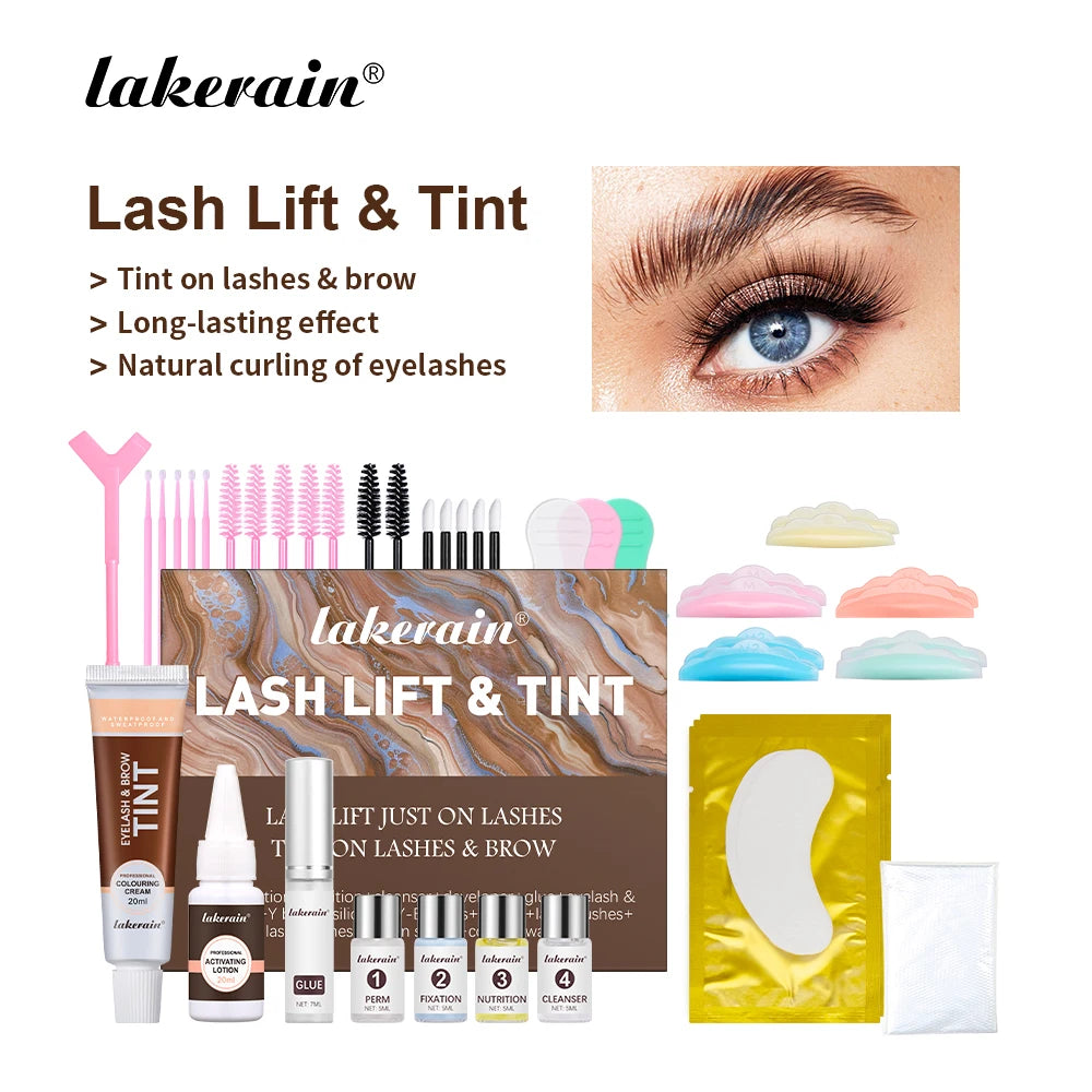 Complete Lash Lift and Tint Kit – Professional Eyelash Perming & Brow Dyeing System