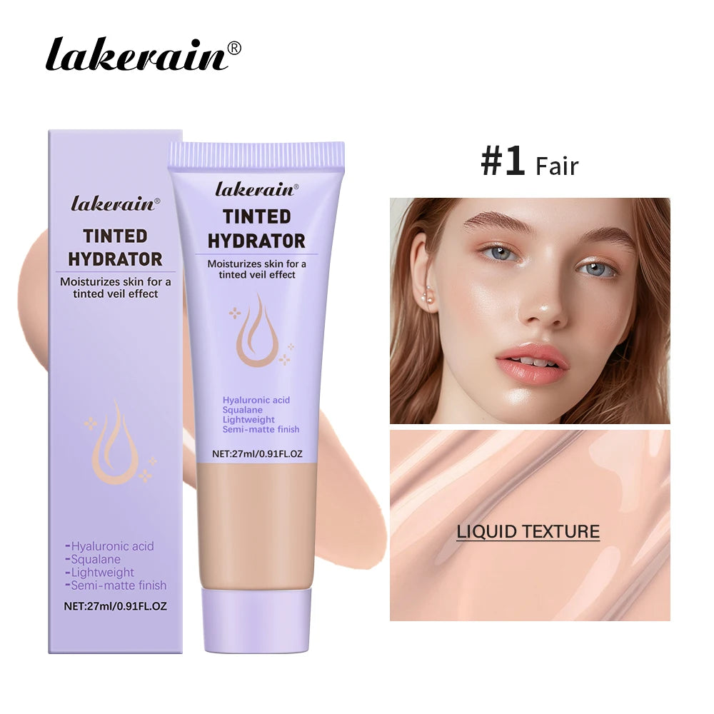 Lakerain Tinted Hydrator – Moisturizing Foundation with a Semi-Matte Finish (27ml)