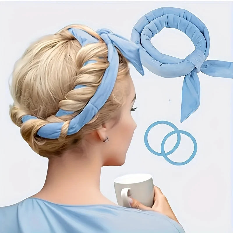 Heatless Curling Headband – No Heat Hair Curler Rod Set