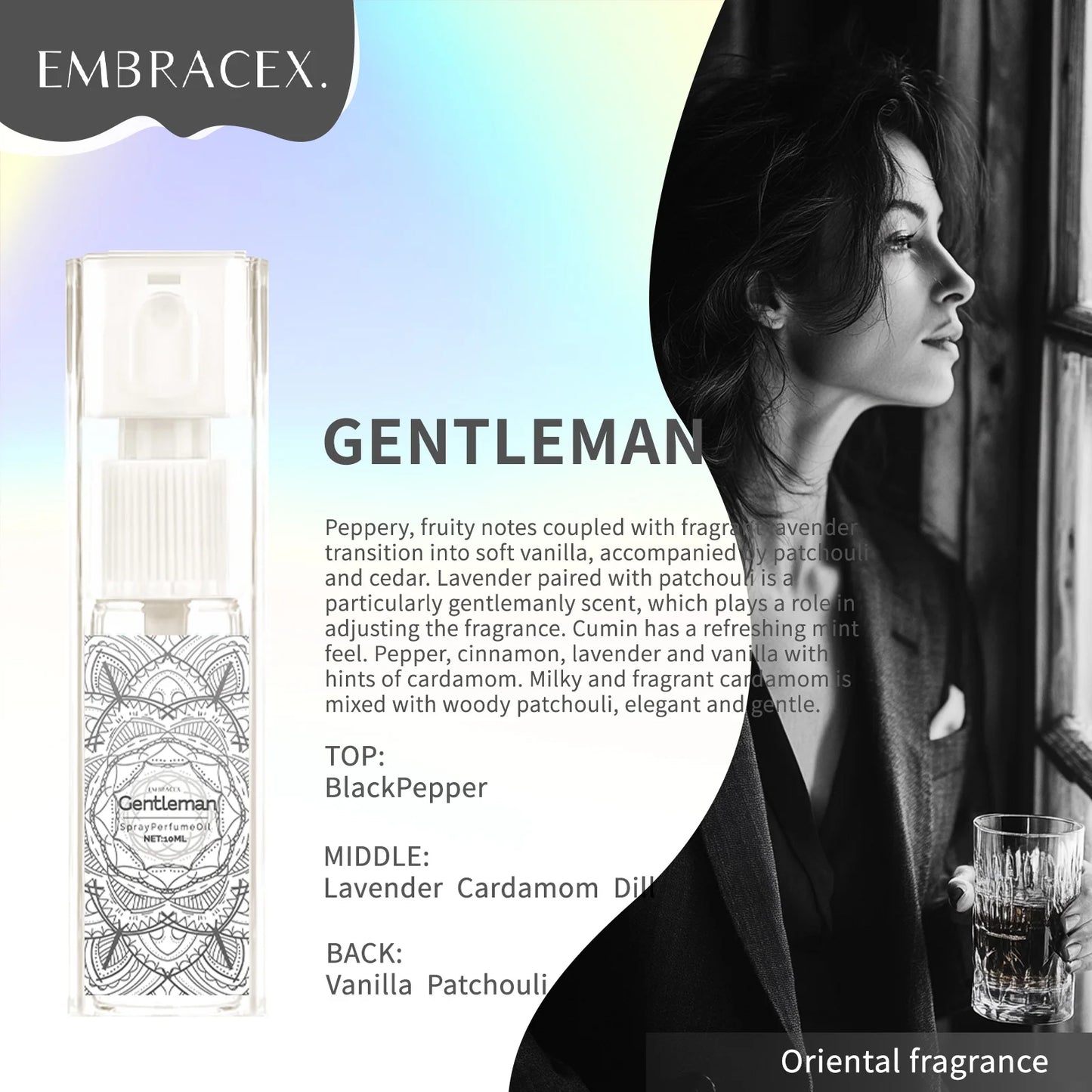 Women’s Perfume Spray Set – Essential Oil Fragrance (Floral Fruity Woody, Long-Lasting)