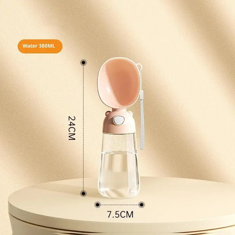 All-in-One Pet Companion Cup: Water, Food & Waste