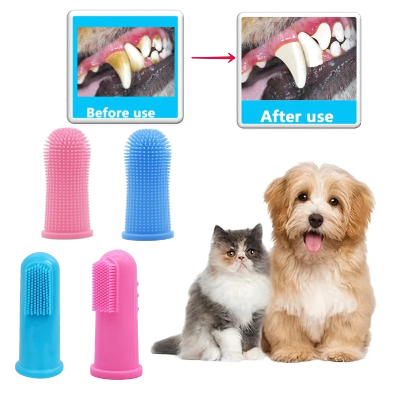 OralPro: 3-Sided Multi-Angle Pet Toothbrush