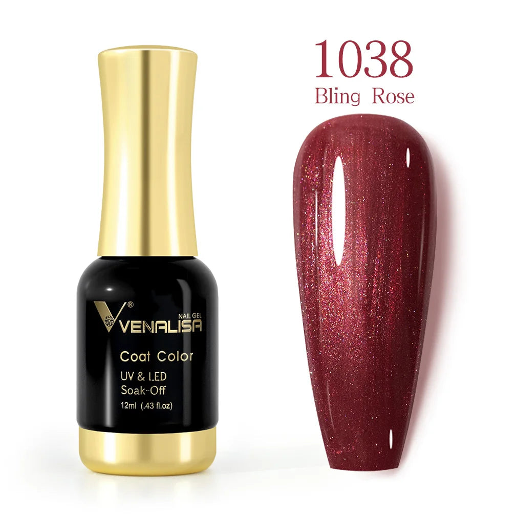 VENALISA Gel Nail Polish Set – 120 Colors UV/LED Soak Off 12ml