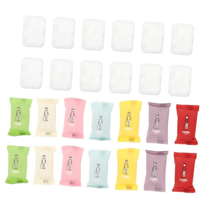 Travel-Essential: Compressed Cotton Disposable Face Towels (Soft & Hygienic)