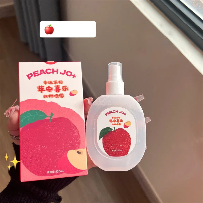 Clothes Perfume Spray Fresh Scent Long Lasting Deodorant for Men and Women Clothing Fruits Peach Odor Air Freshener Fragrance