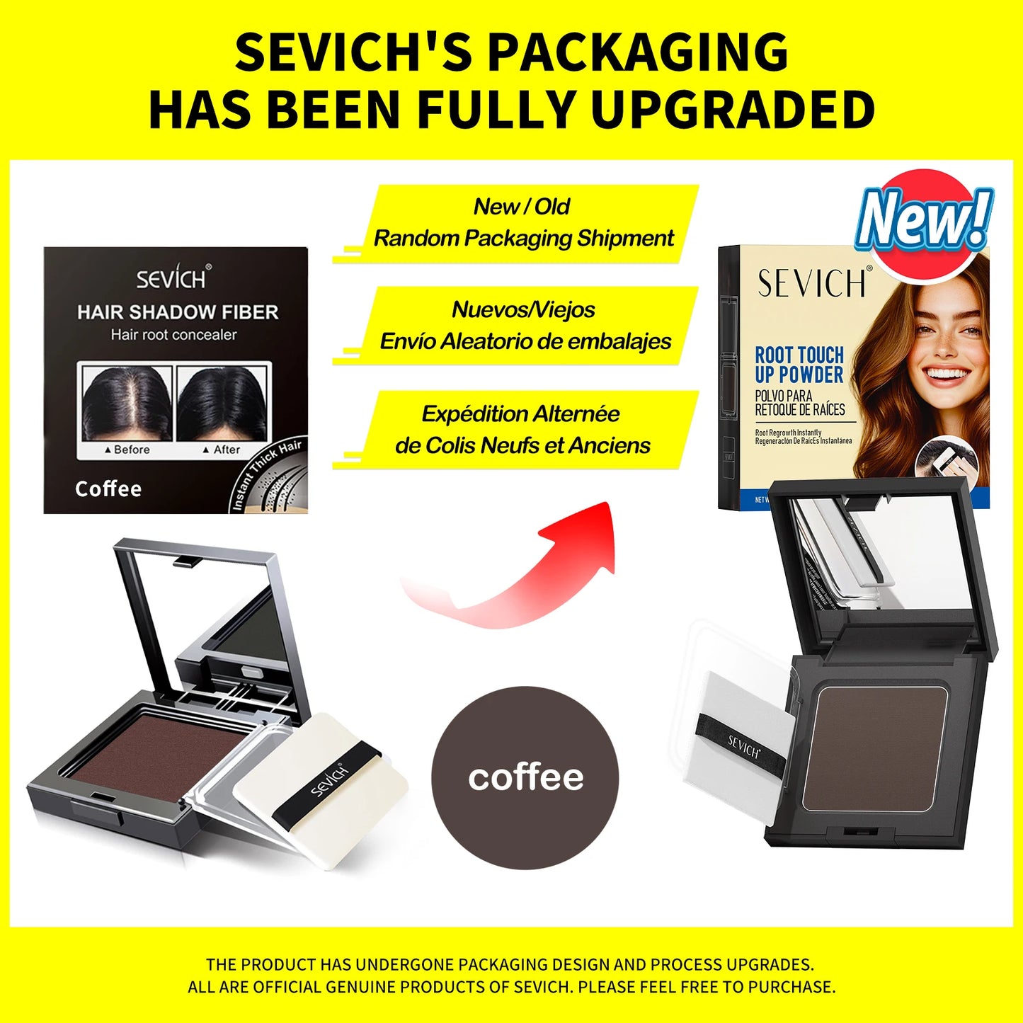 Sevich Hair Shadow Fiber (Hair root concealer)