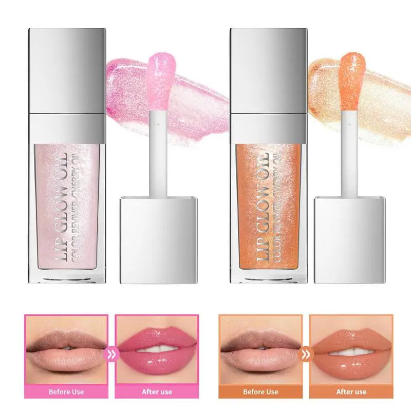 Color Changing Crystal Jelly Lip Oil – Moisturizing & Nourishing