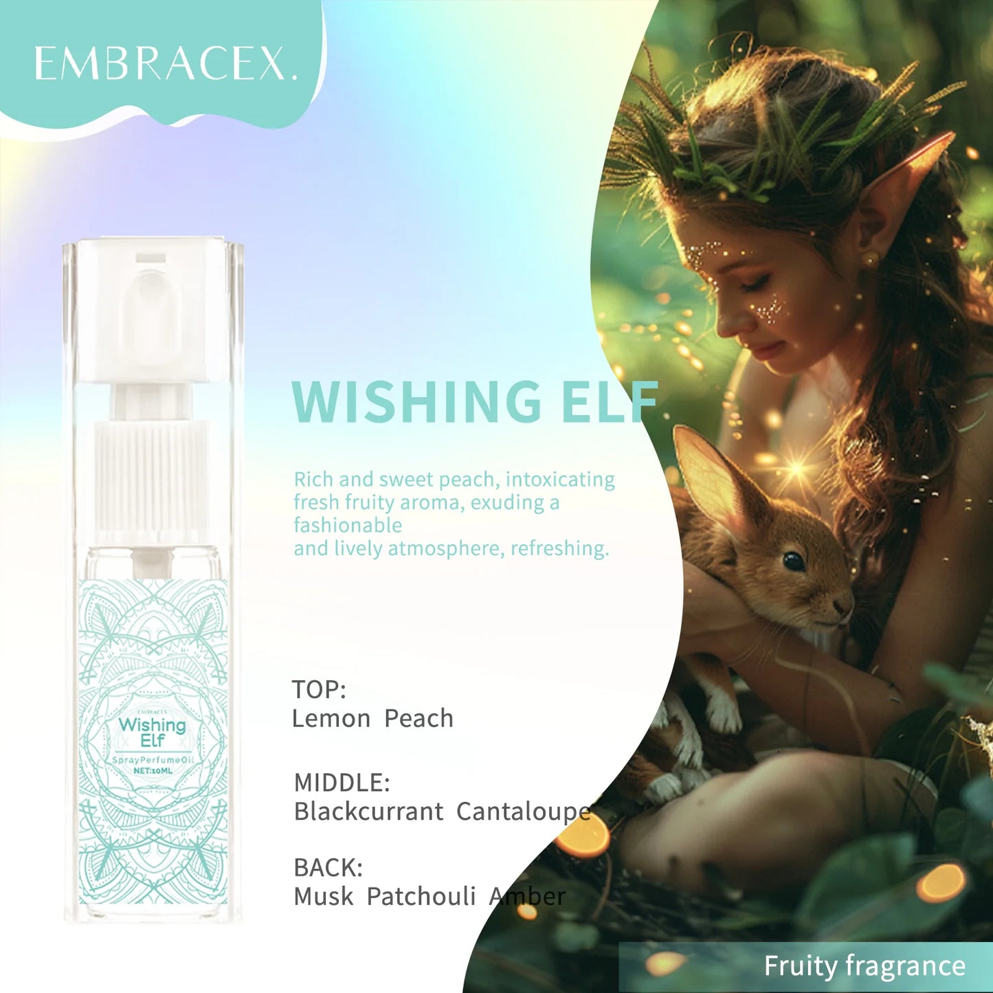 Women’s Perfume Spray Set – Essential Oil Fragrance (Floral Fruity Woody, Long-Lasting)