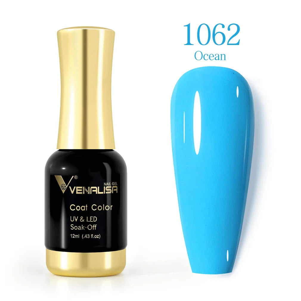 VENALISA Gel Nail Polish Set – 120 Colors UV/LED Soak Off 12ml