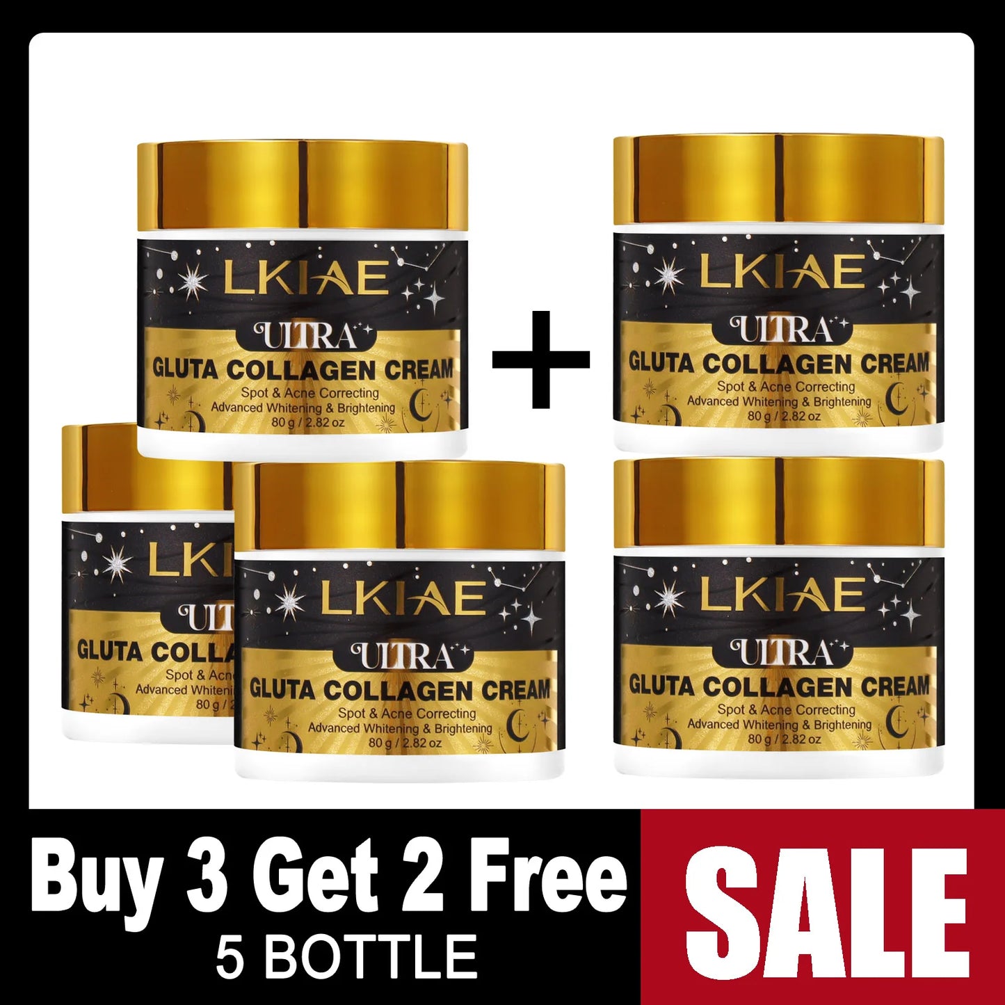 LKIAE Collagen & Glutathione Face Cream – Brightening & Skin Tone Care