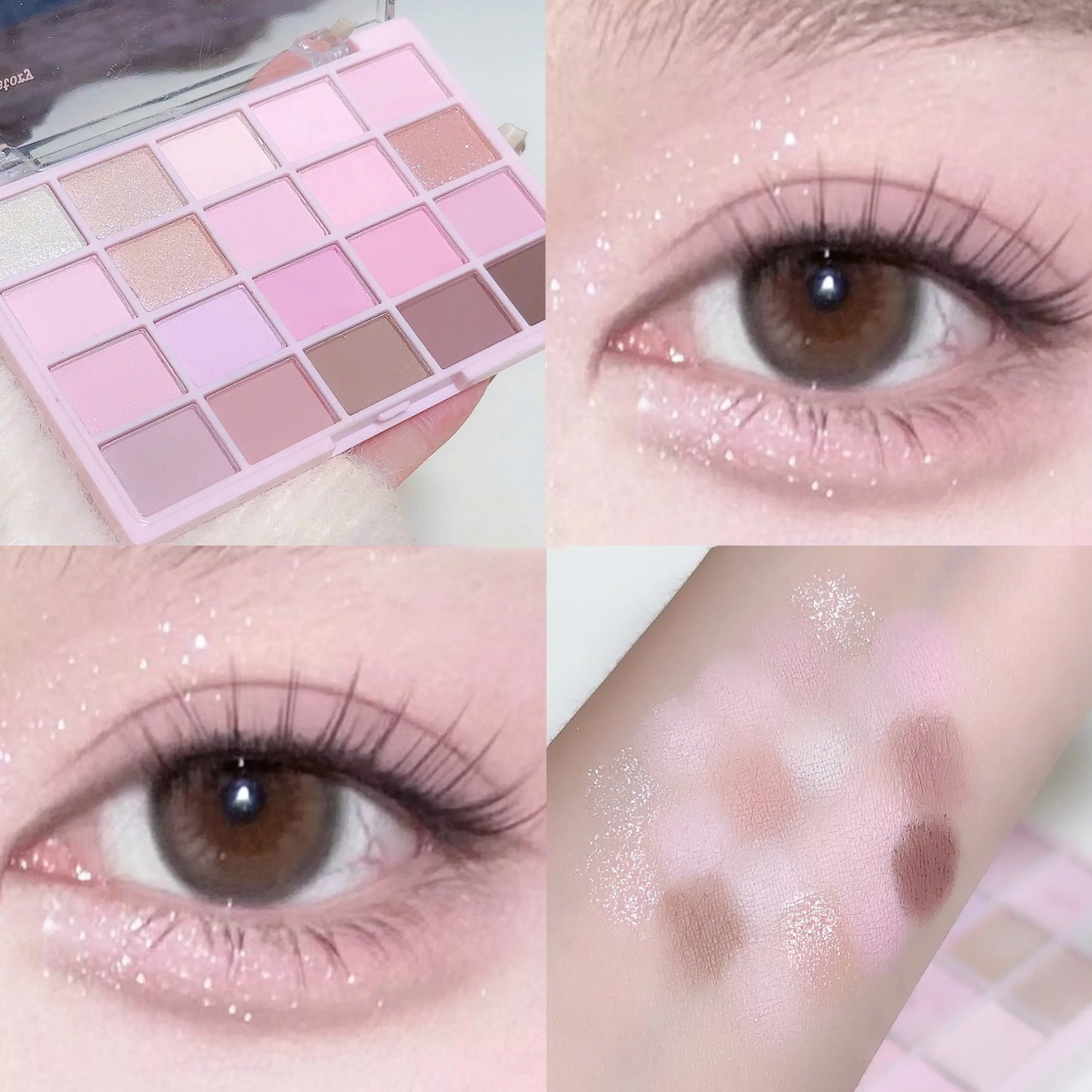 20-Color Matte Eyeshadow Palette – Waterproof Long Lasting