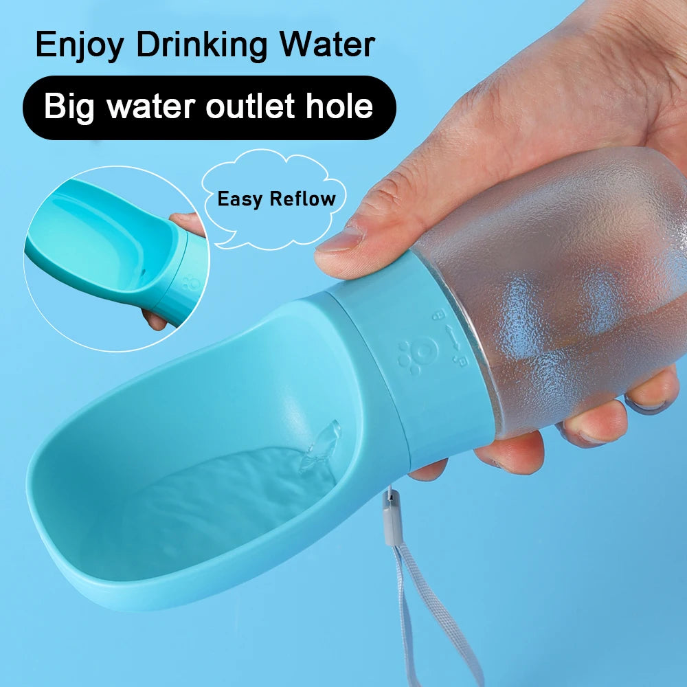 AquaTrek: Portable Pet Water Bottle & Dispenser